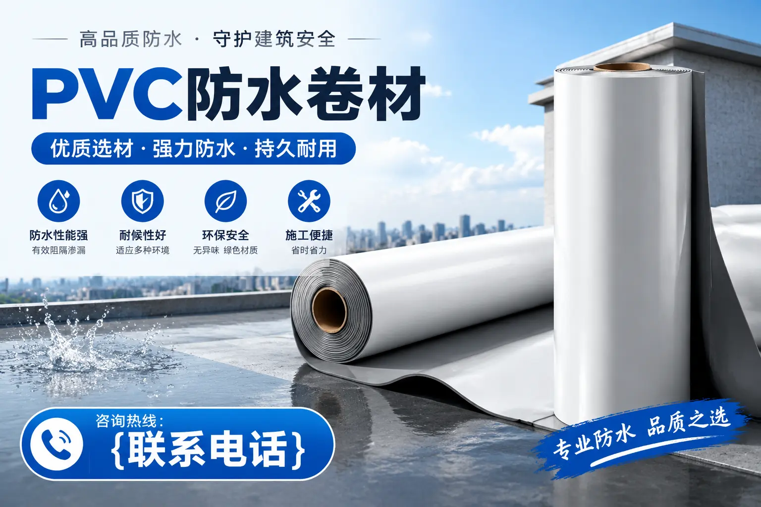 PVC防水卷材的选购技巧与注意事项，助您在赣州找到合适产品